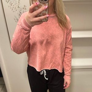Boutique brand cropped sweatshirt